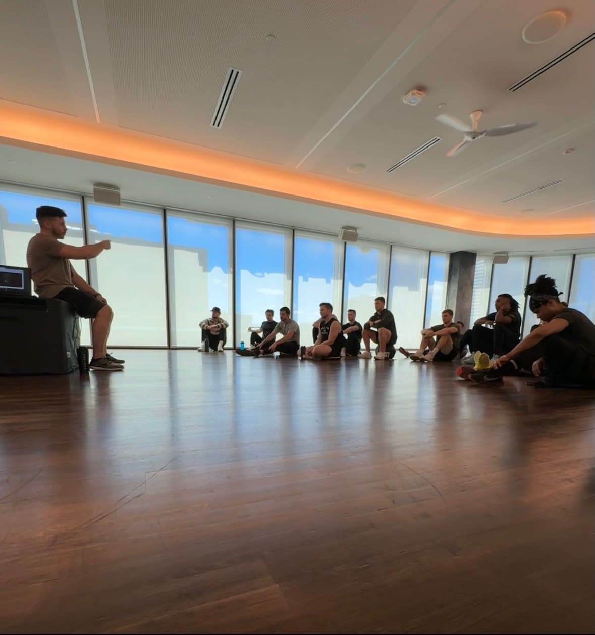 David leading a coaching seminar